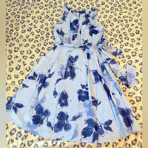 Beautiful dress with blue dress